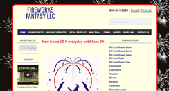 Desktop Screenshot of fireworksfantasy.net